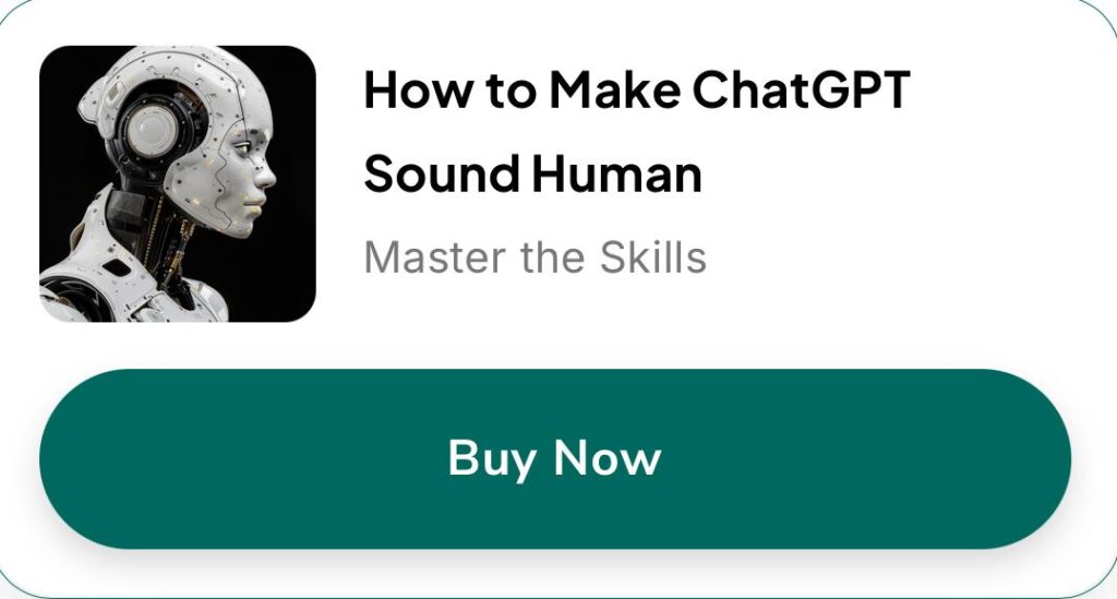 how to make ChatGPT sound human